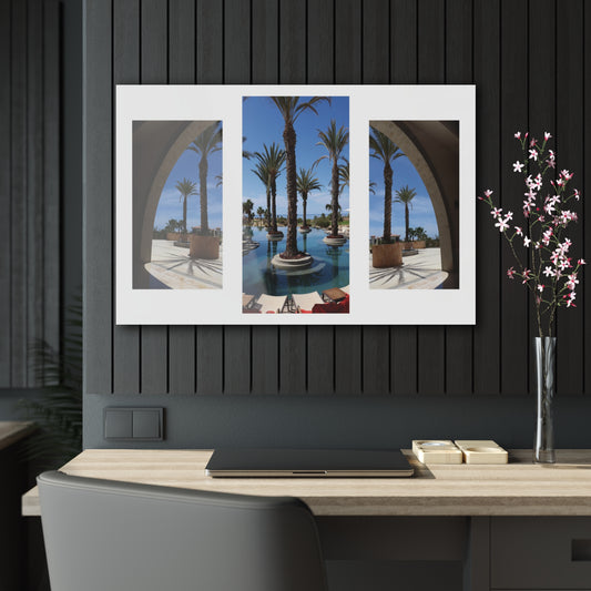 Pool Archway - Acrylic Print (White Background)