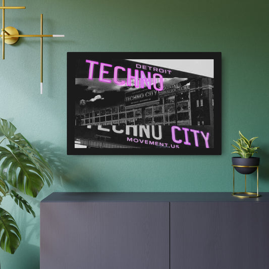 Detroit: Techno City (pink lettering)